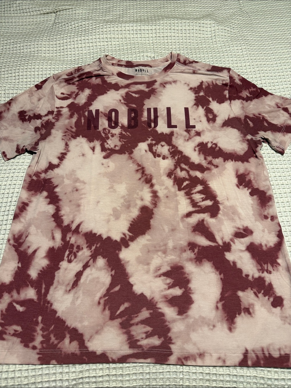 NOBULL Men’s Maroon Tie Dye XL Tee